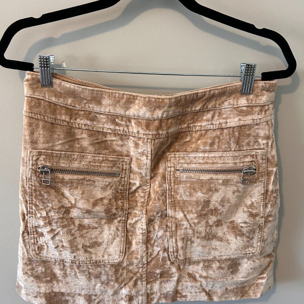 Free People Velvet Skirt